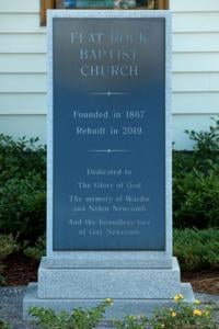 Flat Rock Baptist in Benton County is a stately country church 