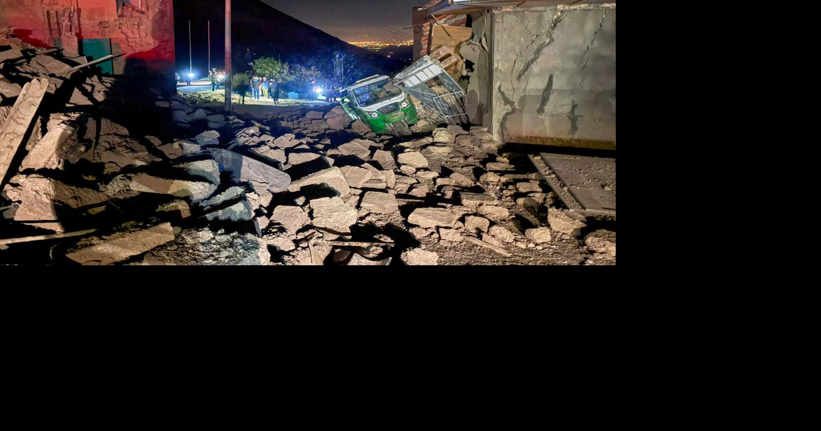A 5.5-magnitude earthquake strikes the Andean region of Peru, killing at least 5 people The nation and the world