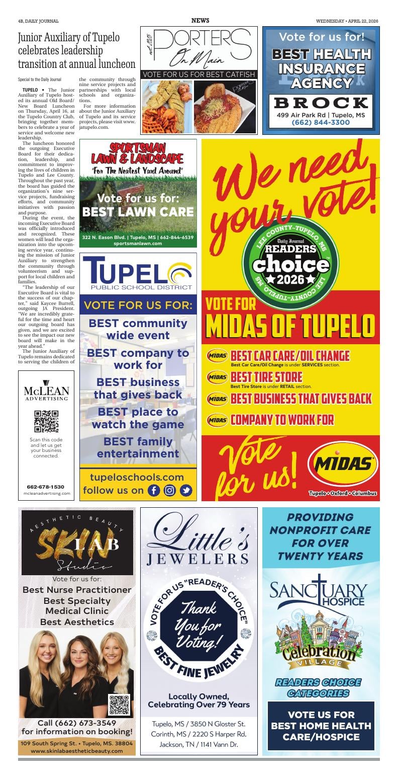 Page B4 | Daily Journal e-Edition | djournal.com