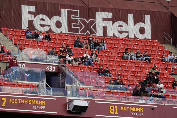 Washington Commanders signs spotted at FedEx Field day before unveiling