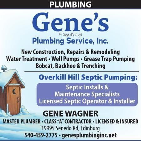 GENE'S PLUMBING SERVICE