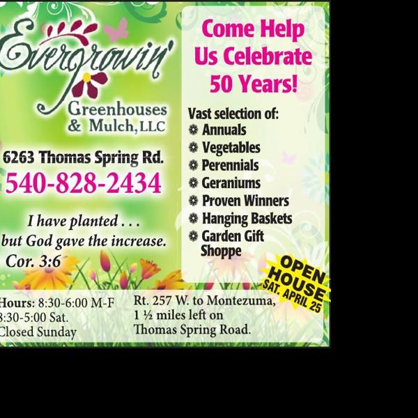 EVERGROWIN' GREENHOUSES