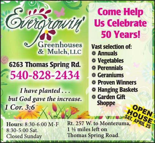 EVERGROWIN' GREENHOUSES