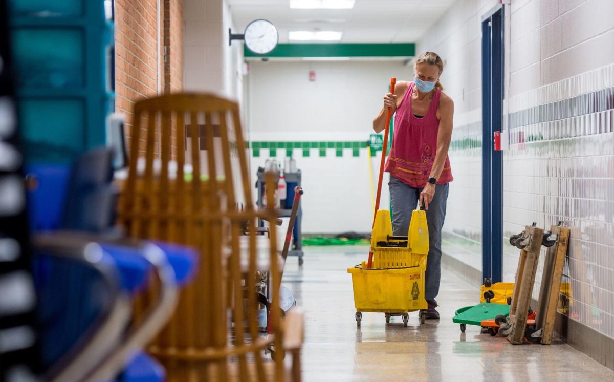 All Full-Time County Custodians Returned To School This Week