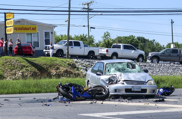 Motorcyclist Seriously Injured In City Crash | Harrisonburg | Dnronline.com