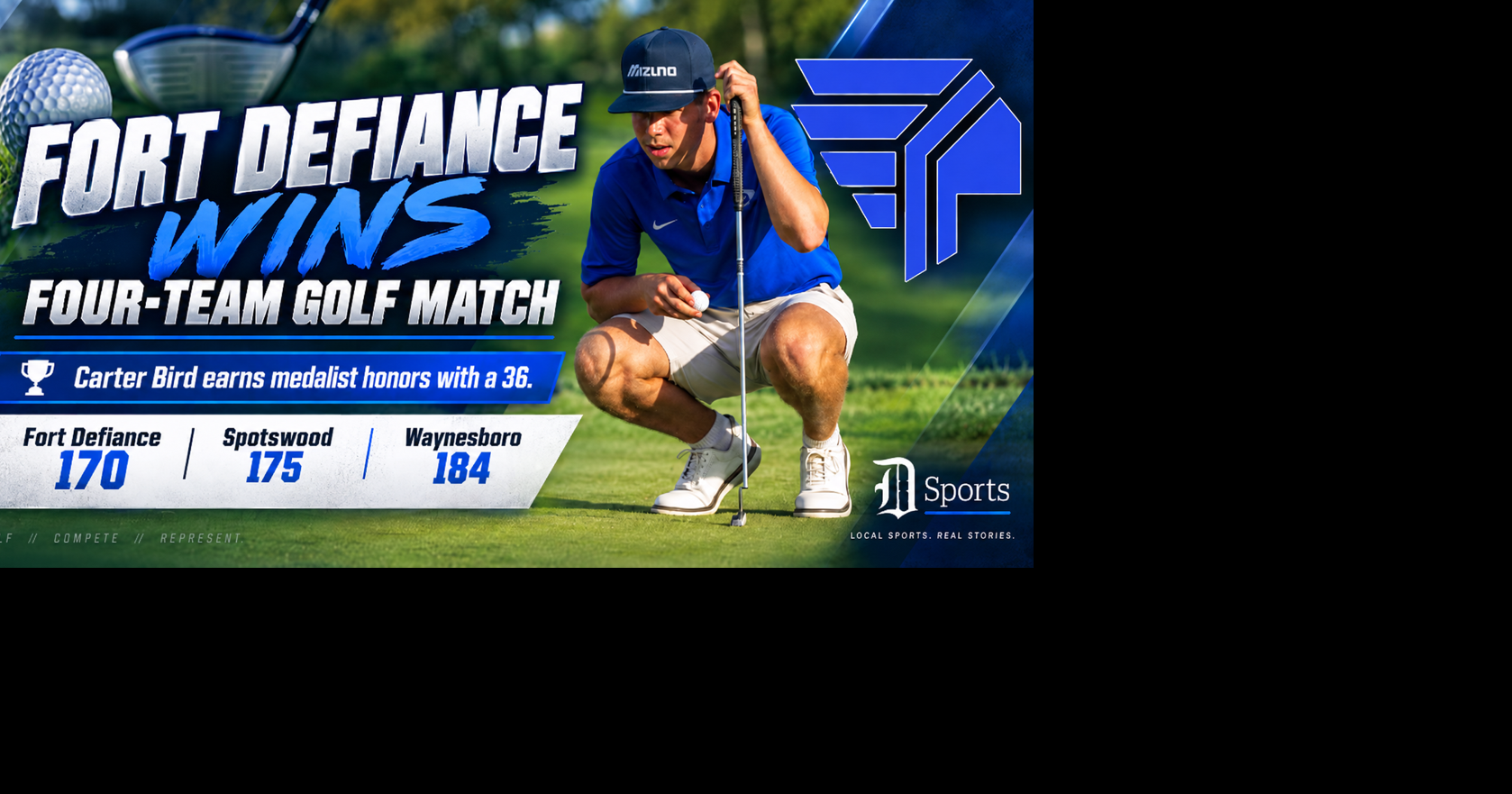 HIGH SCHOOL GOLF Carter Bird guides Fort Defiance golf to big win over Spotswood, Waynesboro