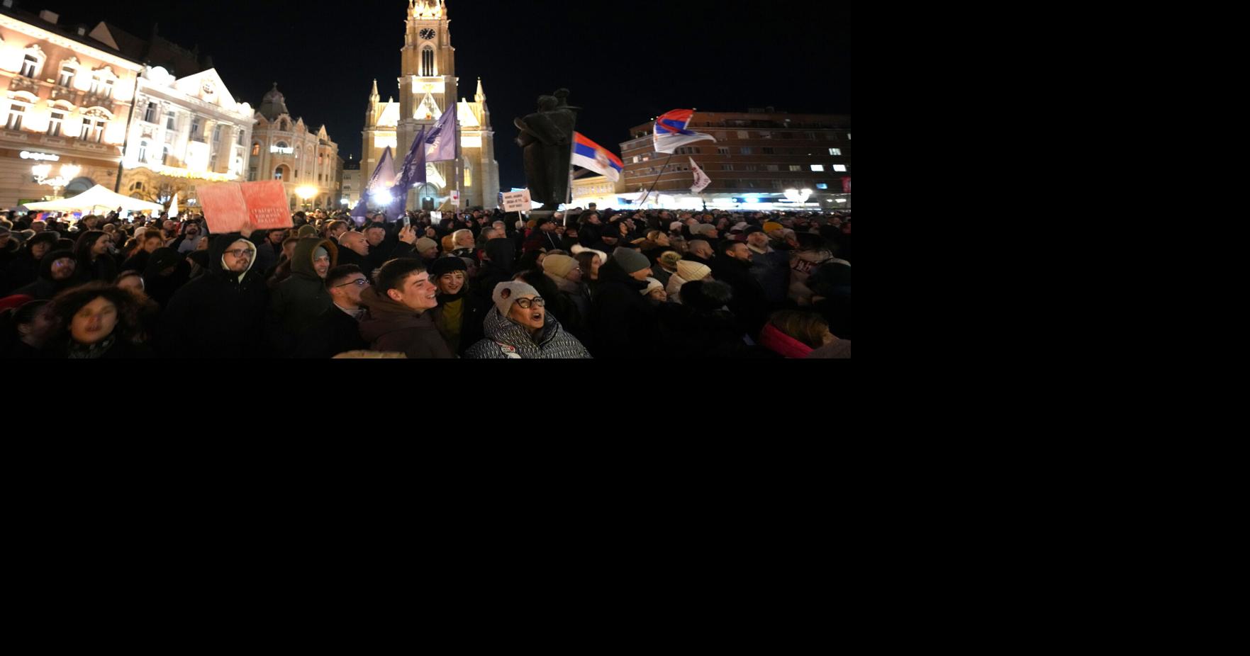 Thousands rally in Serbia as students vow to lead on fight against corruption