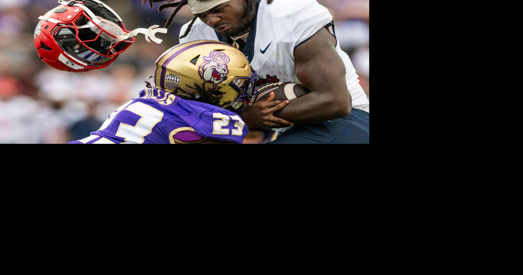 COLLEGE FOOTBALL | JAMES MADISON 20, LIBERTY 13 JMU football holds on to claim first win under Billy Napier By CATIE HARPER Daily News-Record Sep 5, 2026 9 mins ago