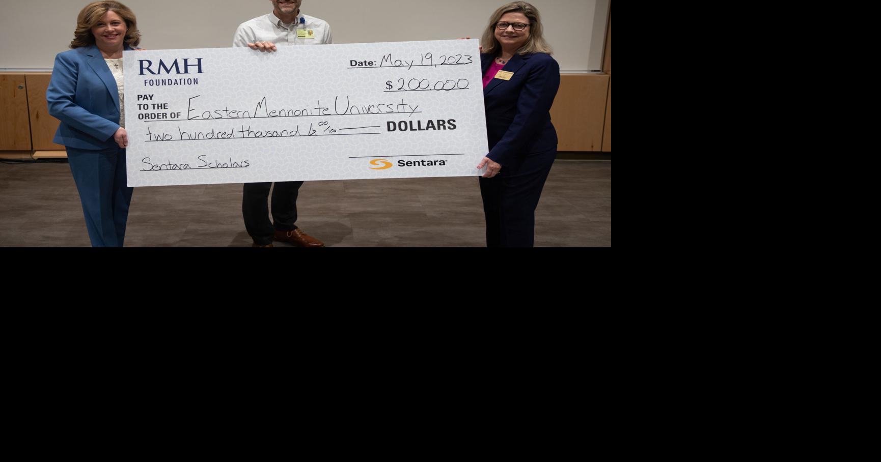 Sentara Presents $200,000 Checks To Eastern Mennonite And James Madison ...