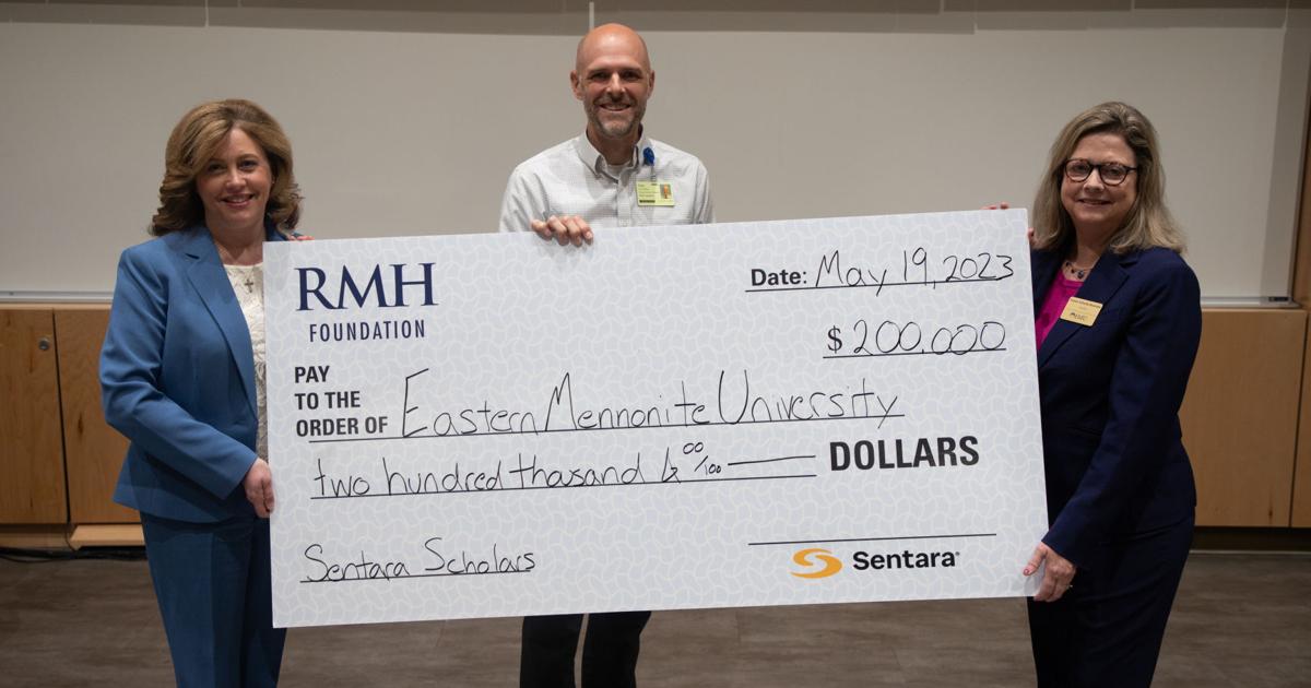 Sentara Presents $200,000 Checks To Eastern Mennonite And James Madison ...