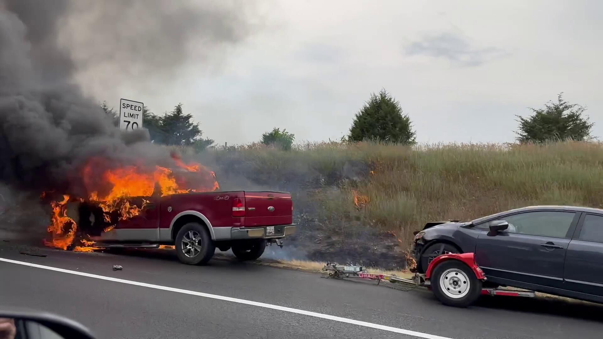 Vehicle Fire Video