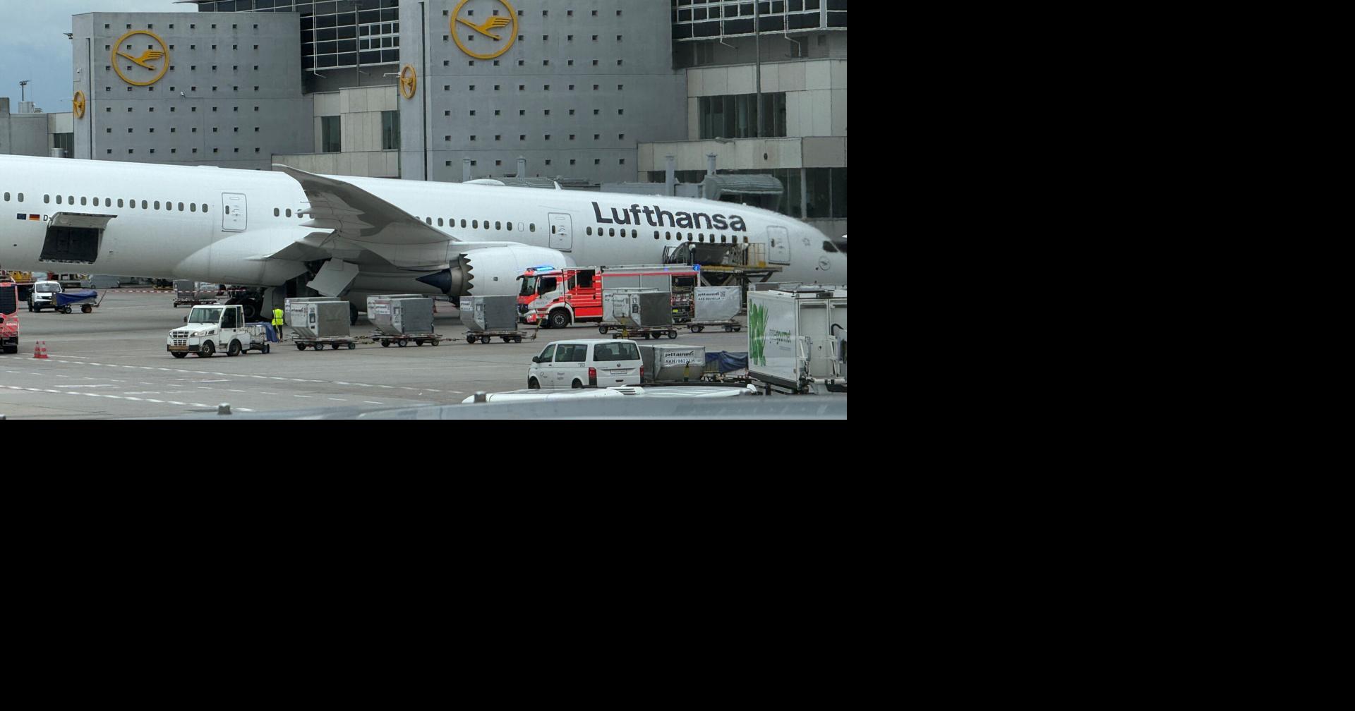 Lufthansa employees injured after Boeing 787's nose landing gear collapses at Frankfurt airport Several Lufthansa employees were injured when the nose gear of a Boeing aircraft retracted at Frankfurt airport By JAMEY KEATEN and RIO YAMAT - GENEVA Jun 4, 2026 12 mins ago