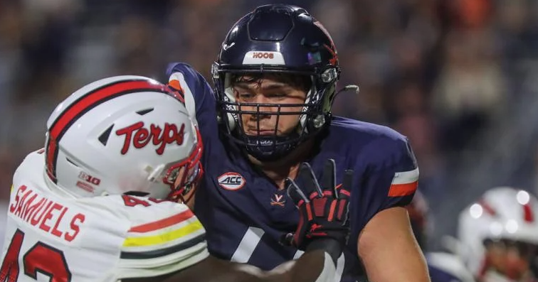 Jack Witmer's 'unshakeable belief' has aided Virginia's O-Line this season
