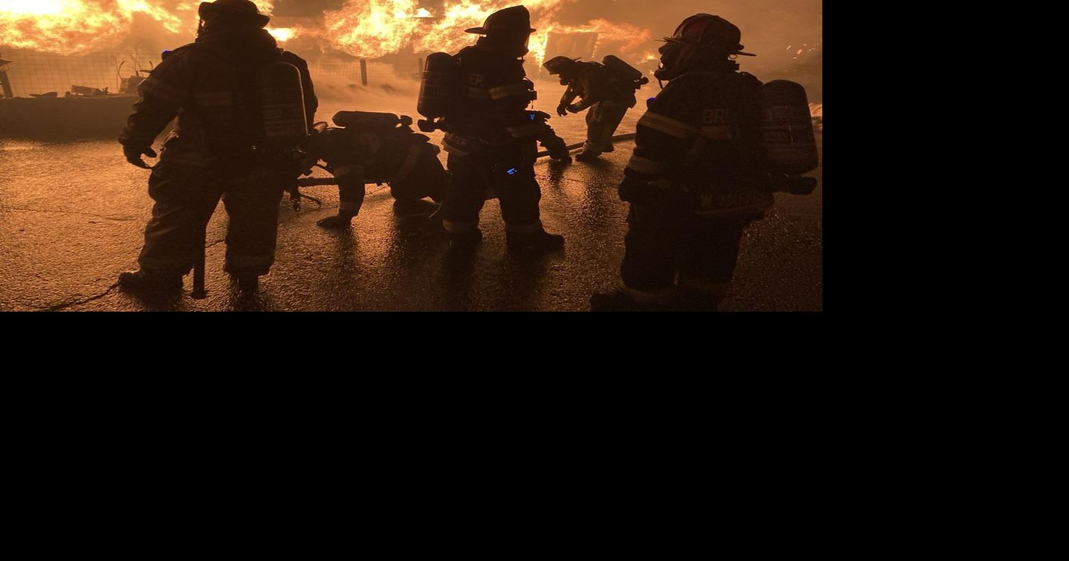 Regional crews battle fire at T & L Woodcraft for more than 30 hours ...