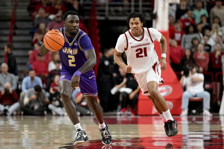 Big first-half run helps Razorbacks cruise past Dukes | James Madison ...