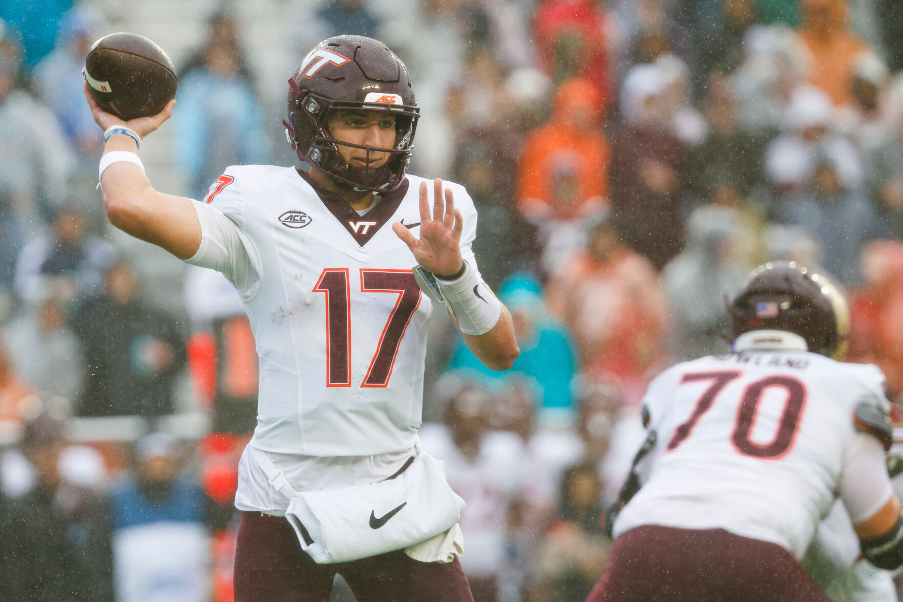 Virginia Tech football's offensive line steps up without key players ...