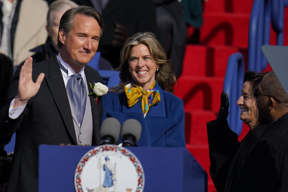 Republican Glenn Youngkin Sworn In As 74th Governor News