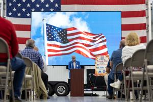 Cline and Mizusawa Hold Rally With Republicans in Bridgewater