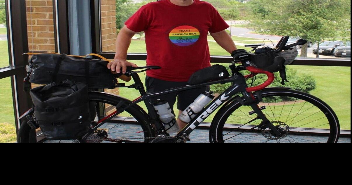 LGBTQ advocate Ray Franks cycling to raise awareness during Pride Month