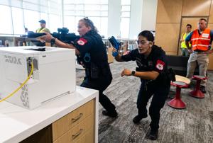 Harrisonburg police train for active shooters