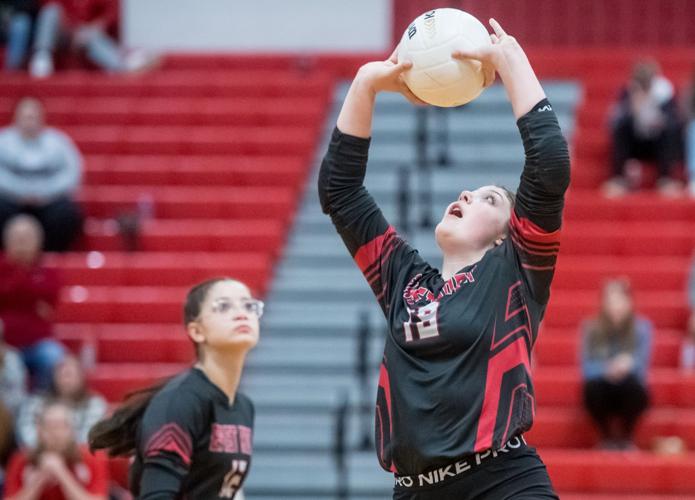 Volleyball East Rockingham vs. Poquoson Photo