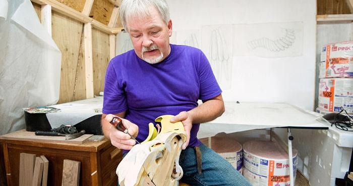 Elkton Artist Works Through Pain To Complete East Rock Eagle | News ...