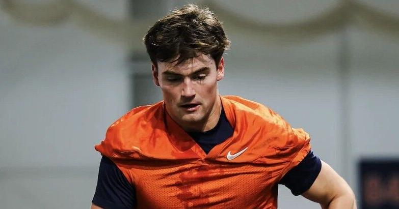 Inside Virginia QB Beau Pribula's 'two-a-day' and first practice with the Hoos