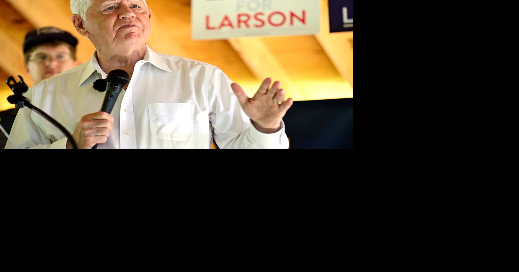 Connecticut Democrats weigh generational change as US. Rep. John Larson, 78, faces primary fight Connecticut Democrats face a choice between U.S. Rep. John Larson and younger challengers for the 1st Congressional District By KIMBERLEE KRUESI - Associated Press Aug 11, 2026 22 mins ago