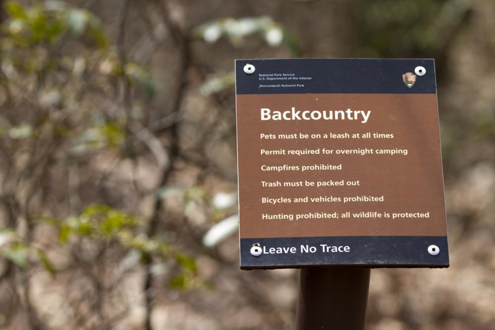 Best backcountry outlet camping shenandoah