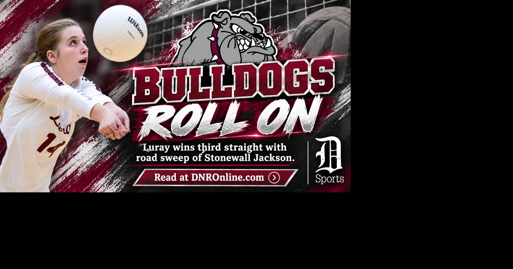 HIGH SCHOOL VOLLEYBALL | LURAY 3, STONEWALL JACKSON 0 Luray volleyball captures third consecutive win