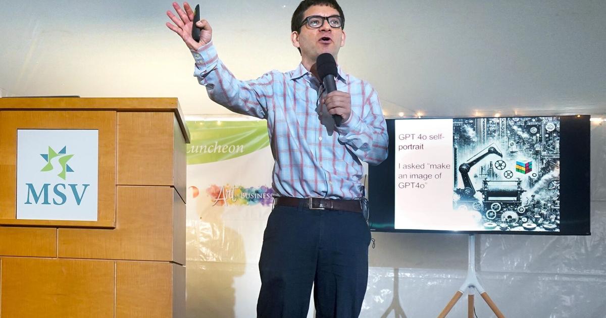 John Rausher 'This is our future': AI expert shows tools to business leaders ...