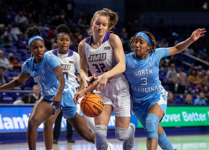 Basketball JMU vs. UNC Photo
