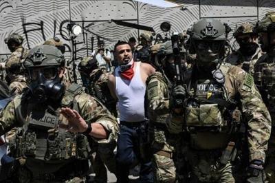 Trump ordered the US military deployed there for weeks, and agents have rounded up migrants at car washes, bus stops, stores and farms