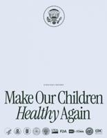 MAHA Make our children healthy again report