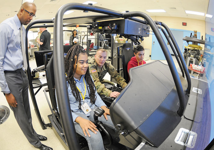Fort Rucker treats Gold Star Families to day at simulator