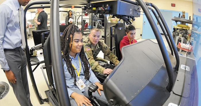 Fort Rucker treats Gold Star Families to day at simulator