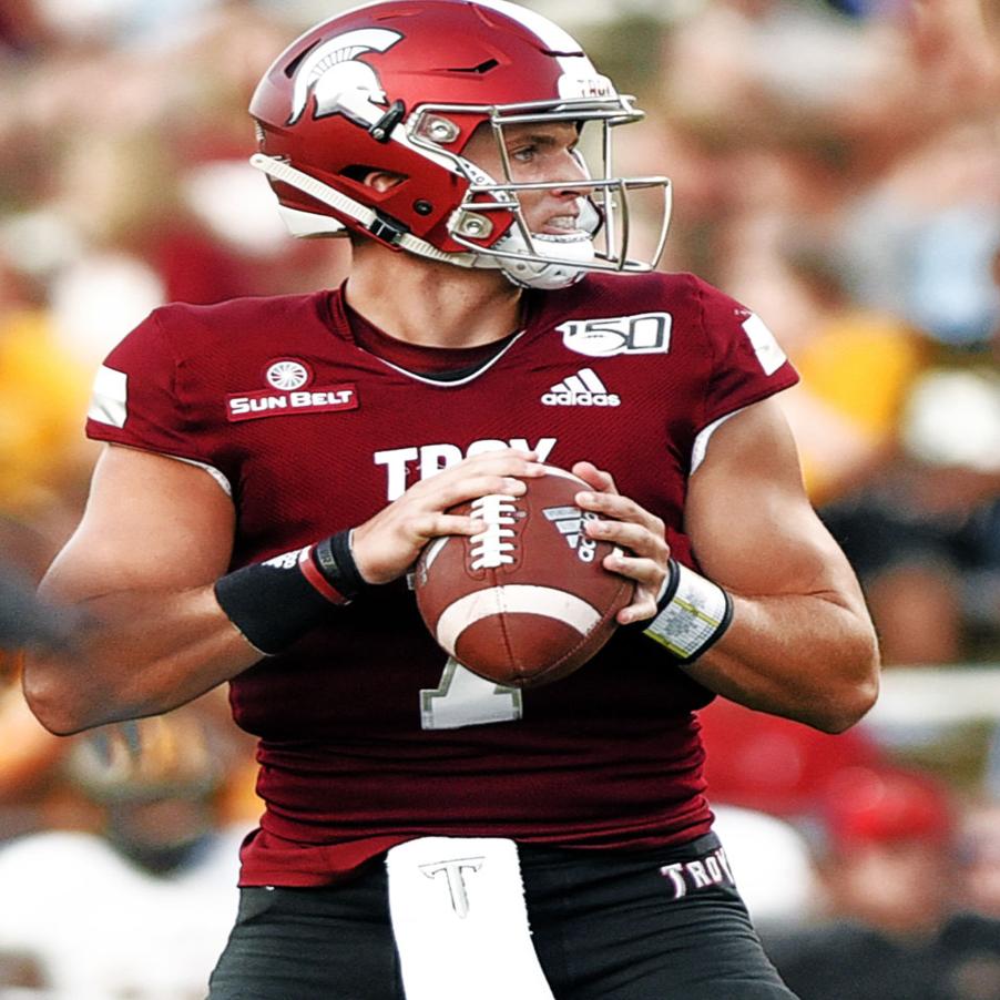 Quarterback Kaleb Barker Excels In Troy Trojans Rpo Attack Troy
