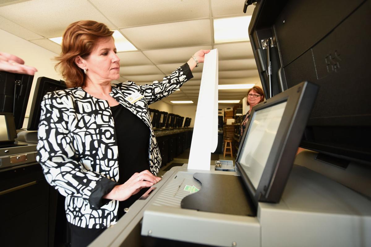 Voting machine test