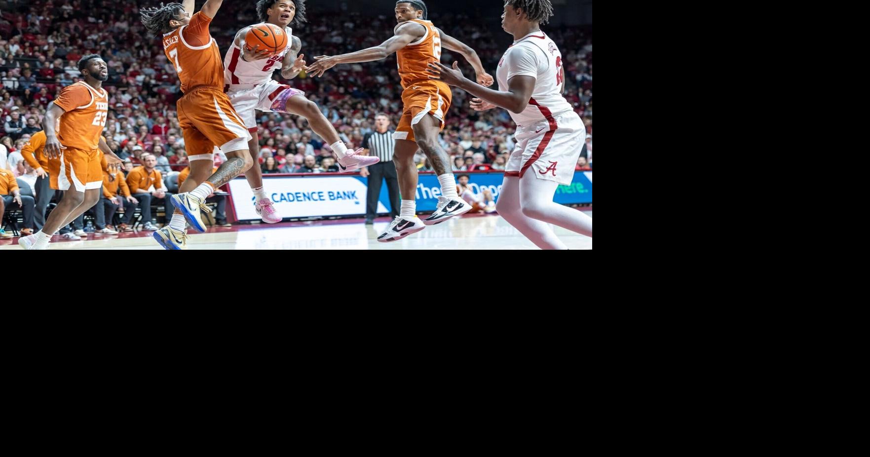 Jordan Pope scored 28 points, Dailyn Swain added 18 and a huge block in the waning seconds, and Texas stunned No. 13 Alabama 92-88.