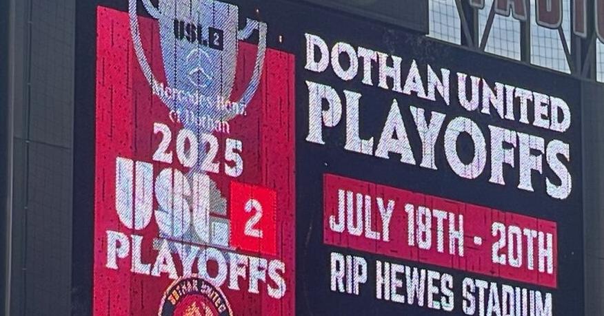 While the USL2 won’t release any official pairings until Sunday, the playoff formula would have Dothan, the runner-up in the South Central Division, playing Mid South Division champion Little Rock.