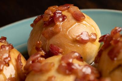 First sweet, then salty: These Maple Bacon Yeast Rolls are elite