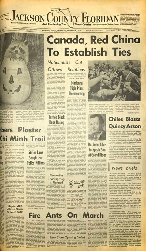Floridan archives: Oct. 14, 1970