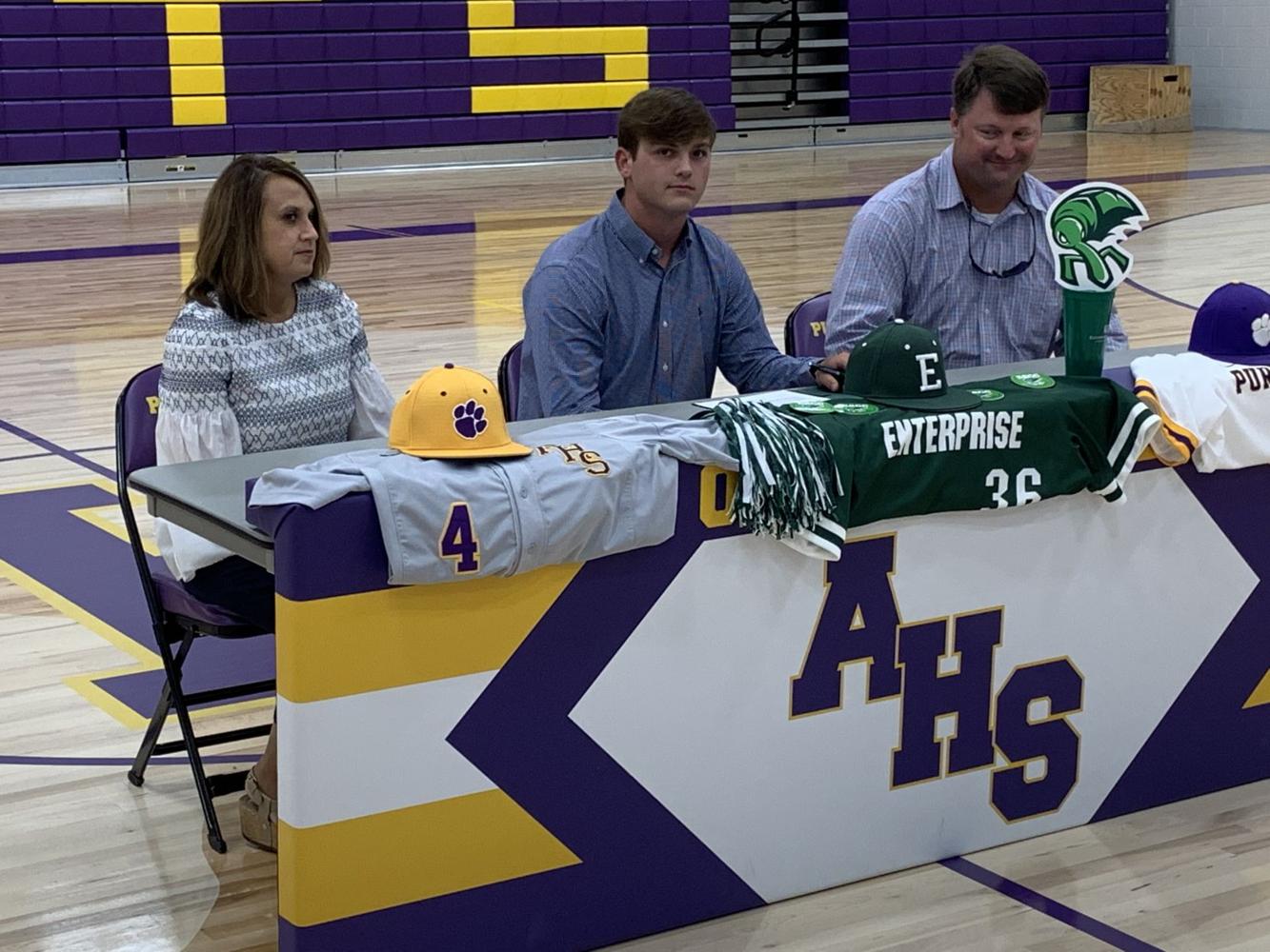 Ariton multitalented athlete Maddux Herring signs with Enterprise