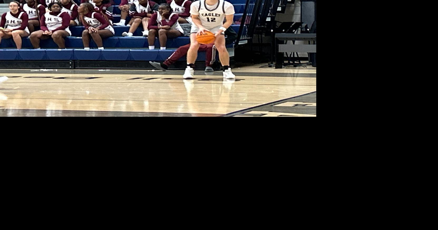 Behind a ball-hawking defense, solid 3-point shooting and the talents of standout senior Pearce Boone, the Eagles established control early and wore down the Yellowjackets in a 67-41 win.