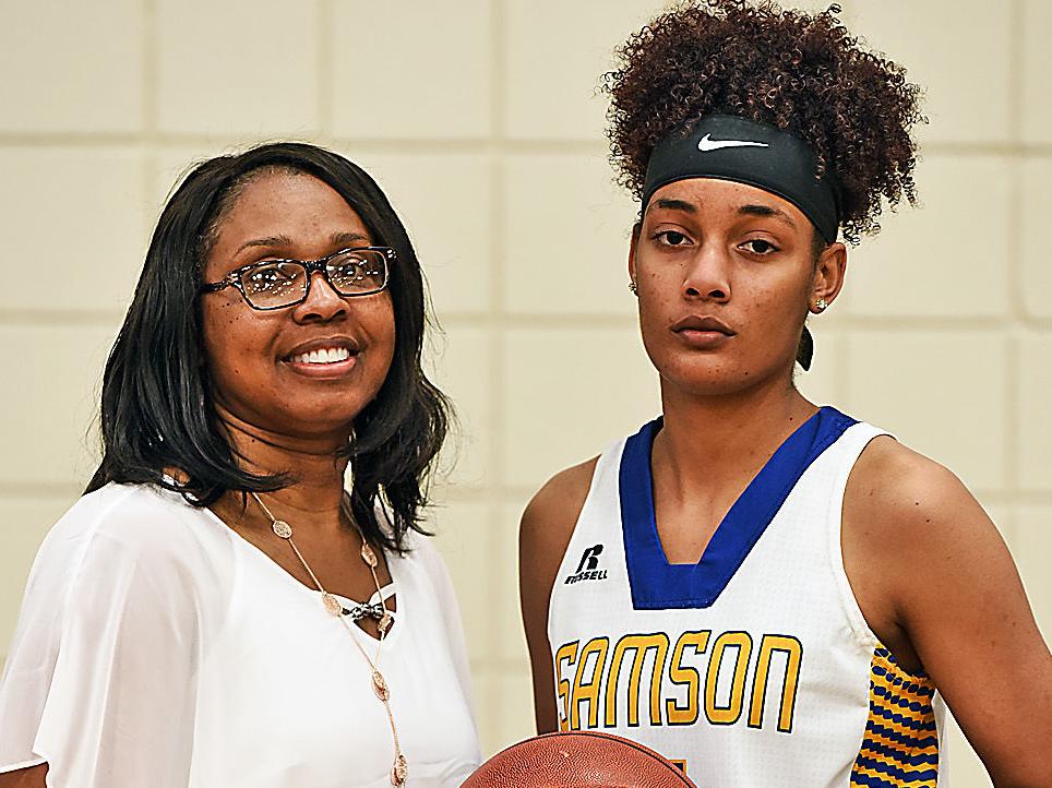 Latascya Duff Of Samson Coach Dyneshia Jones Of Charles Henderson
