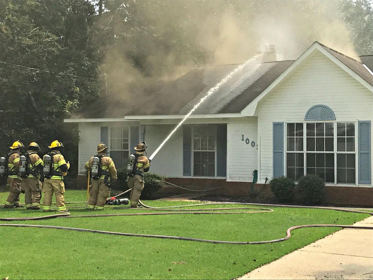 Dothan fire department battles cynthia drive house fire local news
