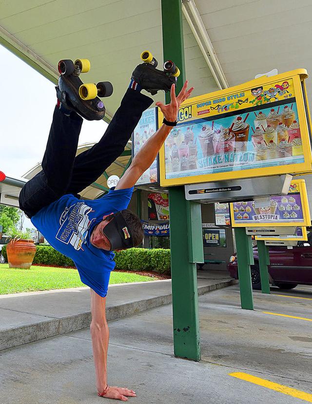 Dothan Sonic carhop makes finals in skating competition