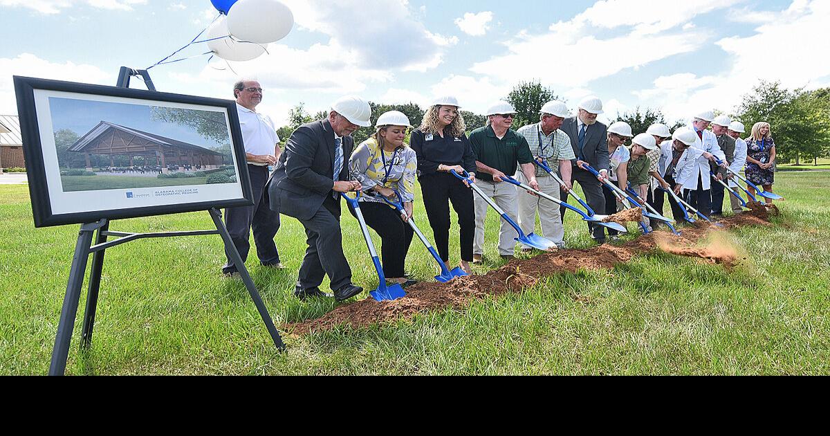 Groundbreaking for openair pavilion and community garden at