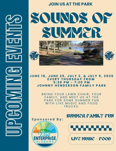 Public invited to free Summer Concert Series at Johnny Henderson Family Park