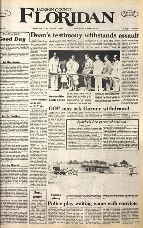 From the Floridan archives: 1974